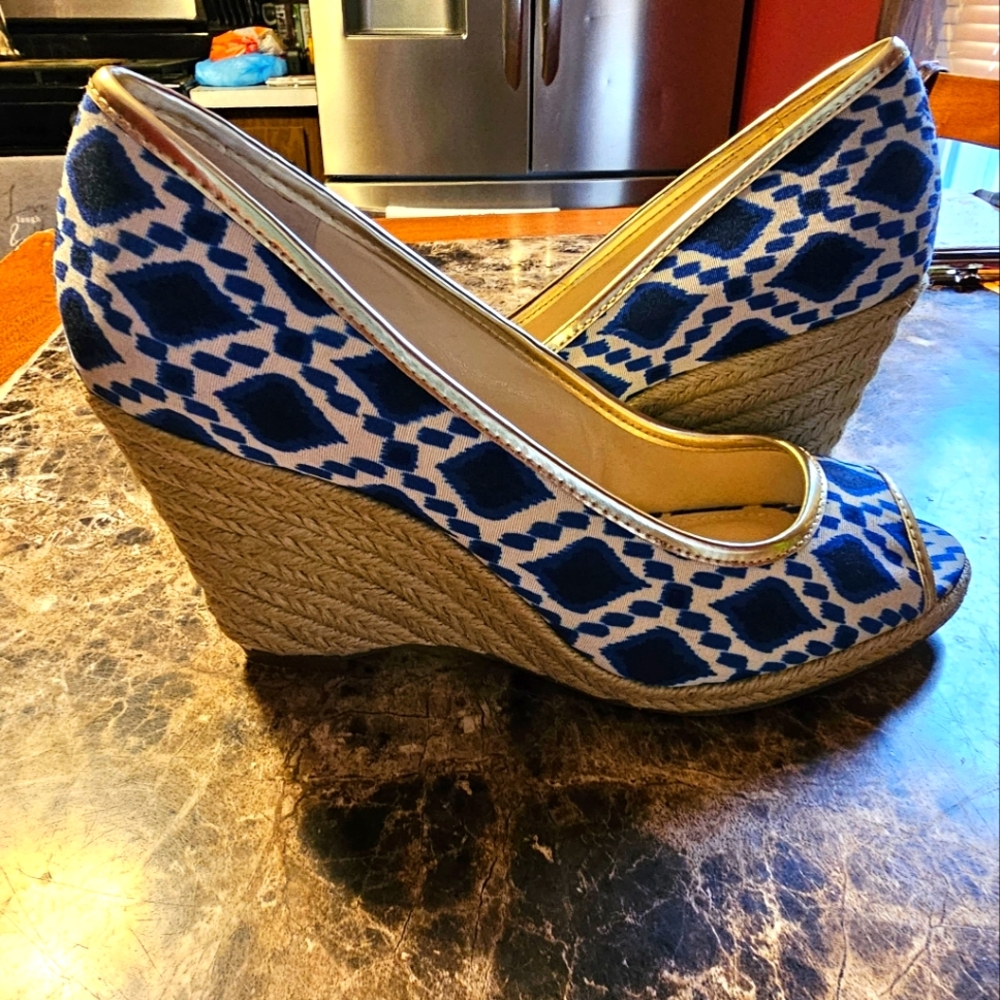 Jones Of New York Peep Toe Wedges